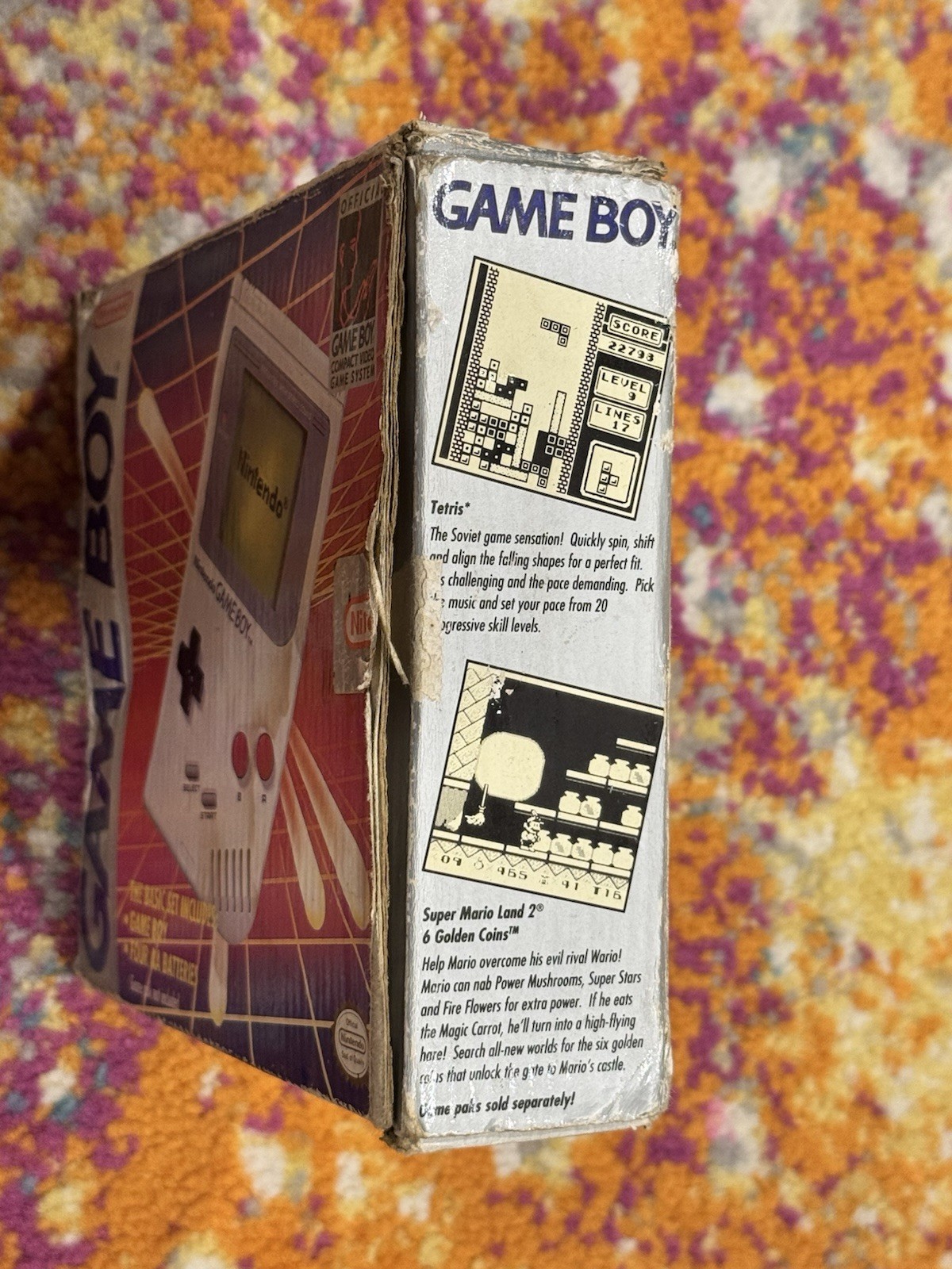 Nintendo Game Boy Original DMG IPS Backlit Backlight Original Gray System W Box