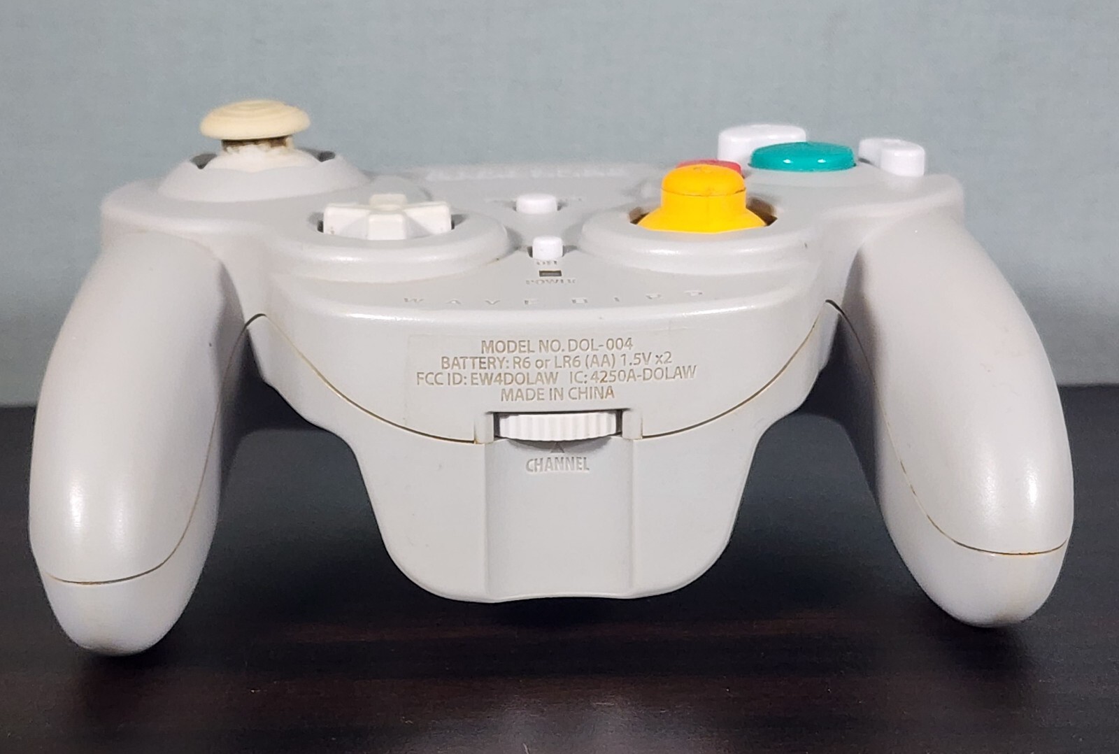 OEM Nintendo GameCube Wavebird Platinum Controller Only NO Receiver – Turns On