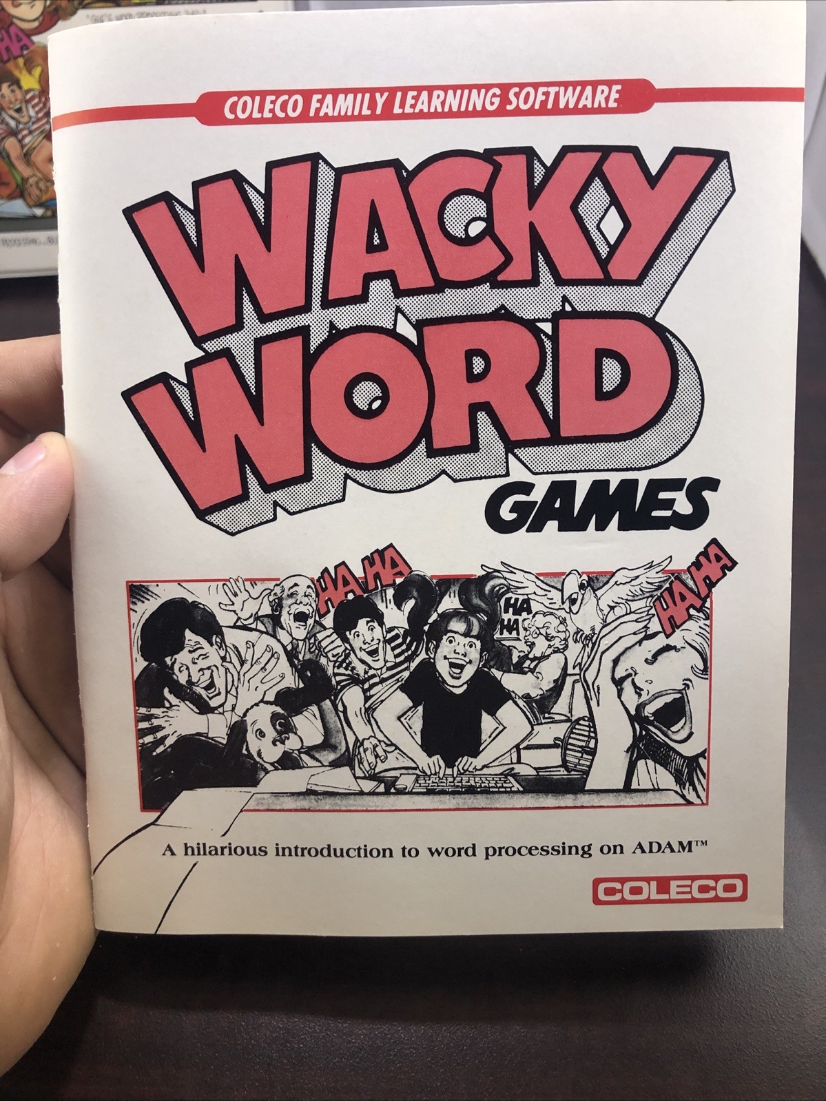 Wacky Word Games Coleco Adam Computer System Complete