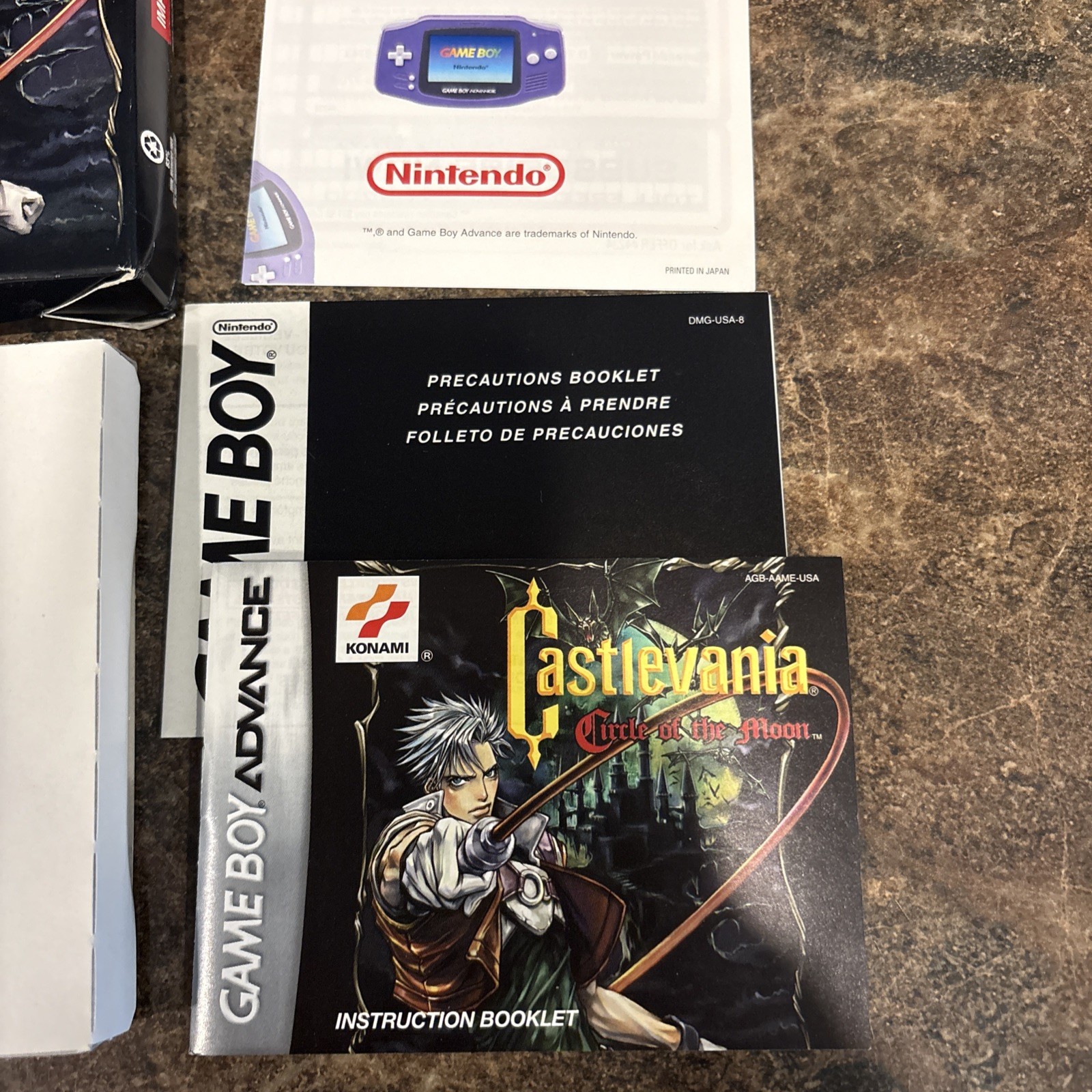 Castlevania: Circle of the Moon (GameBoy Advance/GBA/SP/DS) CIB COMPLETE IN BOX
