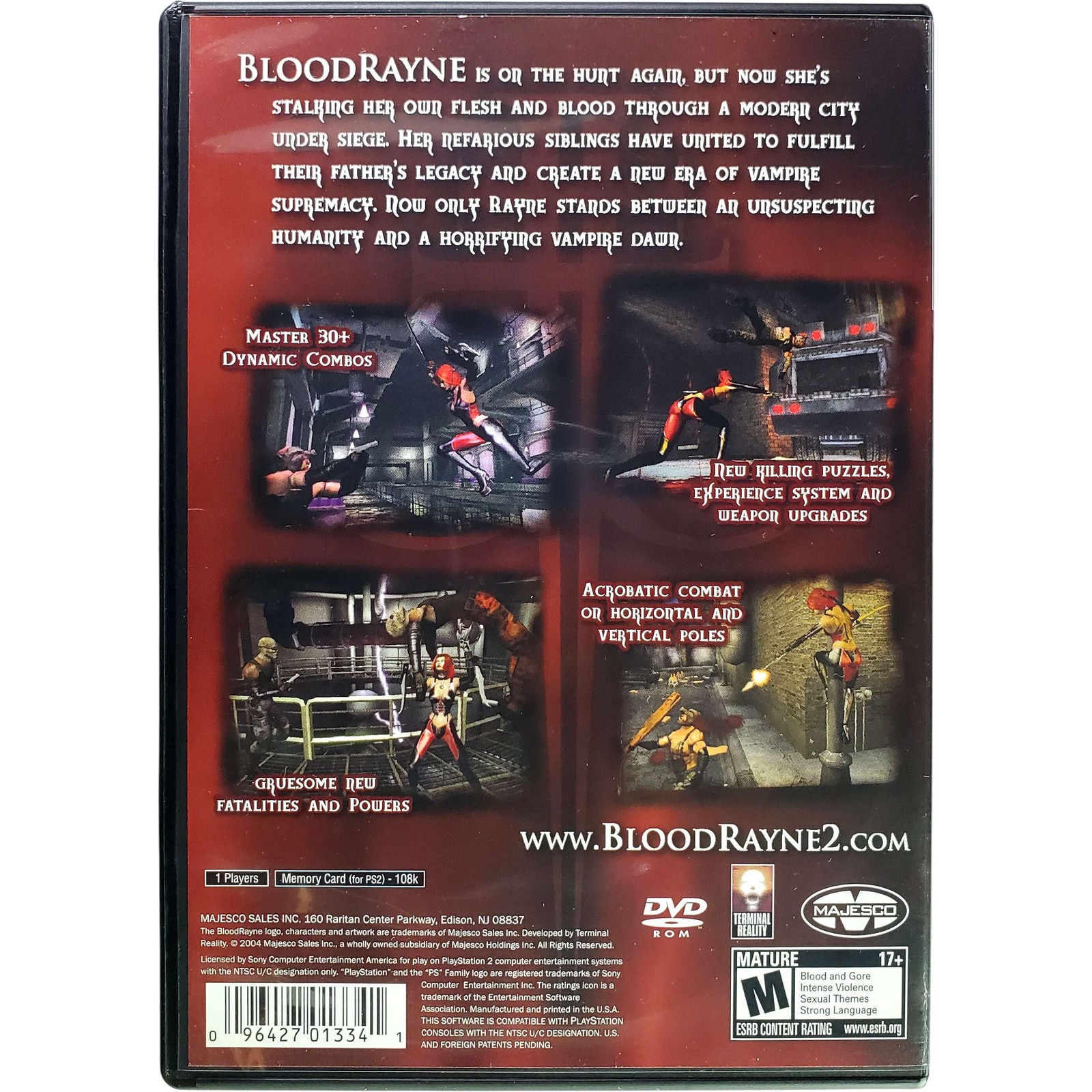 Bloodrayne 2 – Sony Playstation 2 PS2 Tested 1Y Guarantee