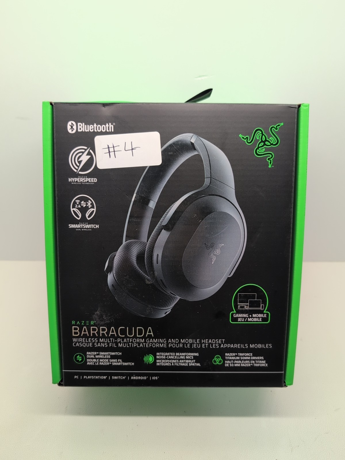 Razer Barracuda Wireless Multi-Platform Gaming & Mobile Headset With Box #4