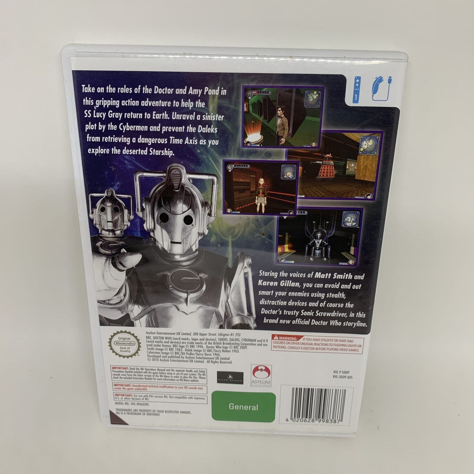 DOCTOR WHO RETURN TO EARTH Nintendo Wii Complete PAL GOOD COND Free Post