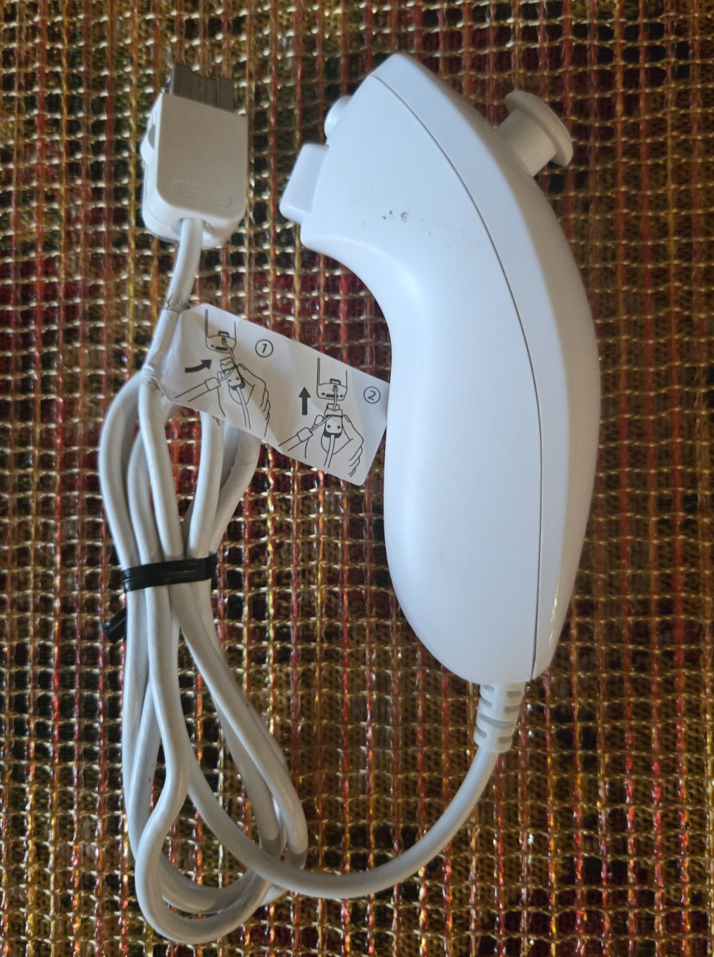 OEM Nintendo Wii Controller White Motion Plus Remote With Nunchuk