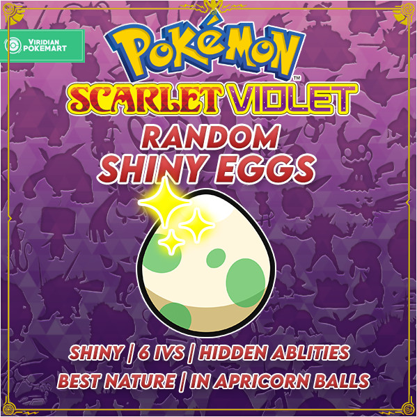 ✨ Random Shiny Eggs ✨ Bundle of Eggs – Pokemon Scarlet & Violet