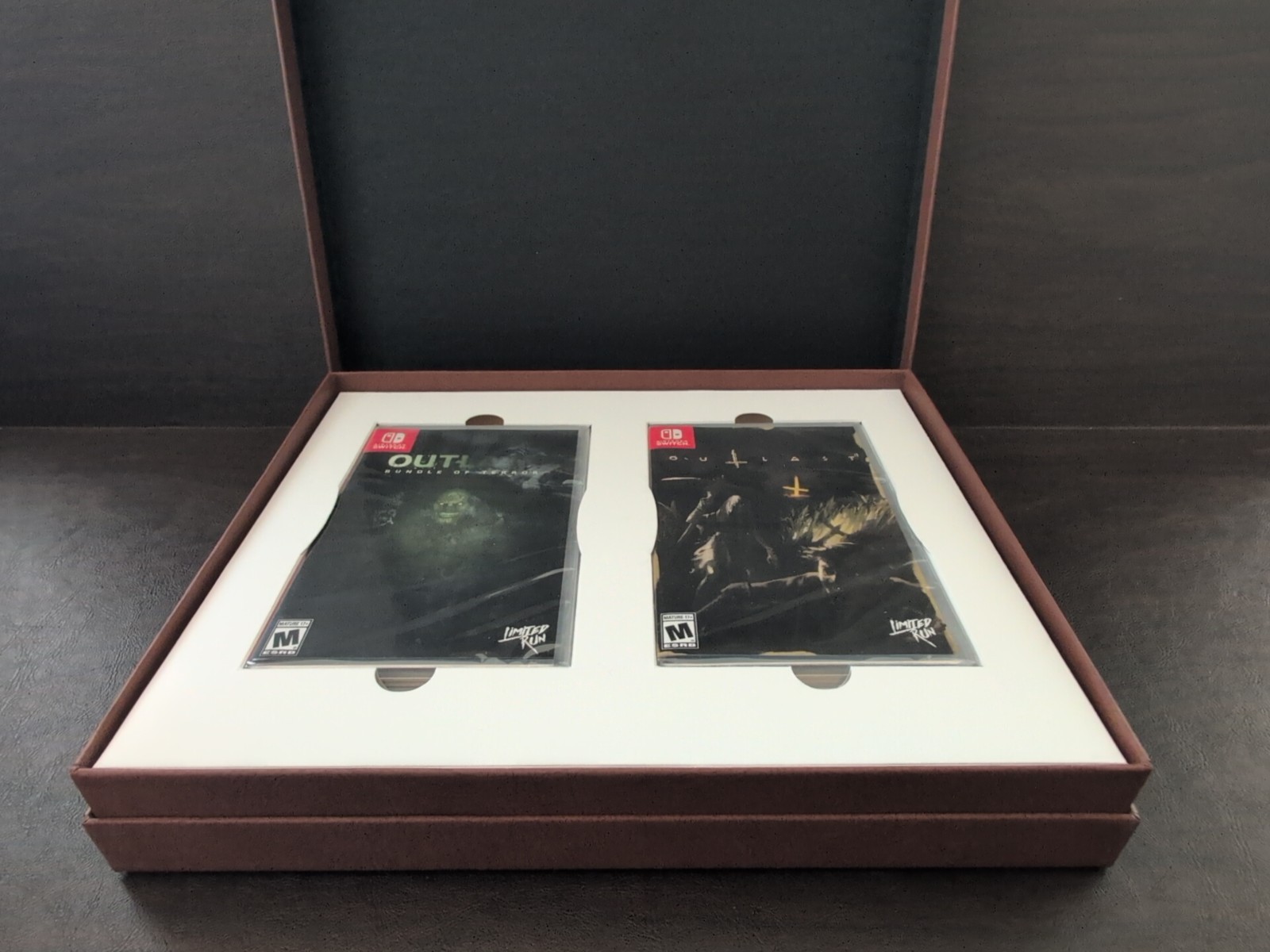 Outlast Bundle of Terror / Outlast 2 Murkoff Briefcase Edition – Switch Complete