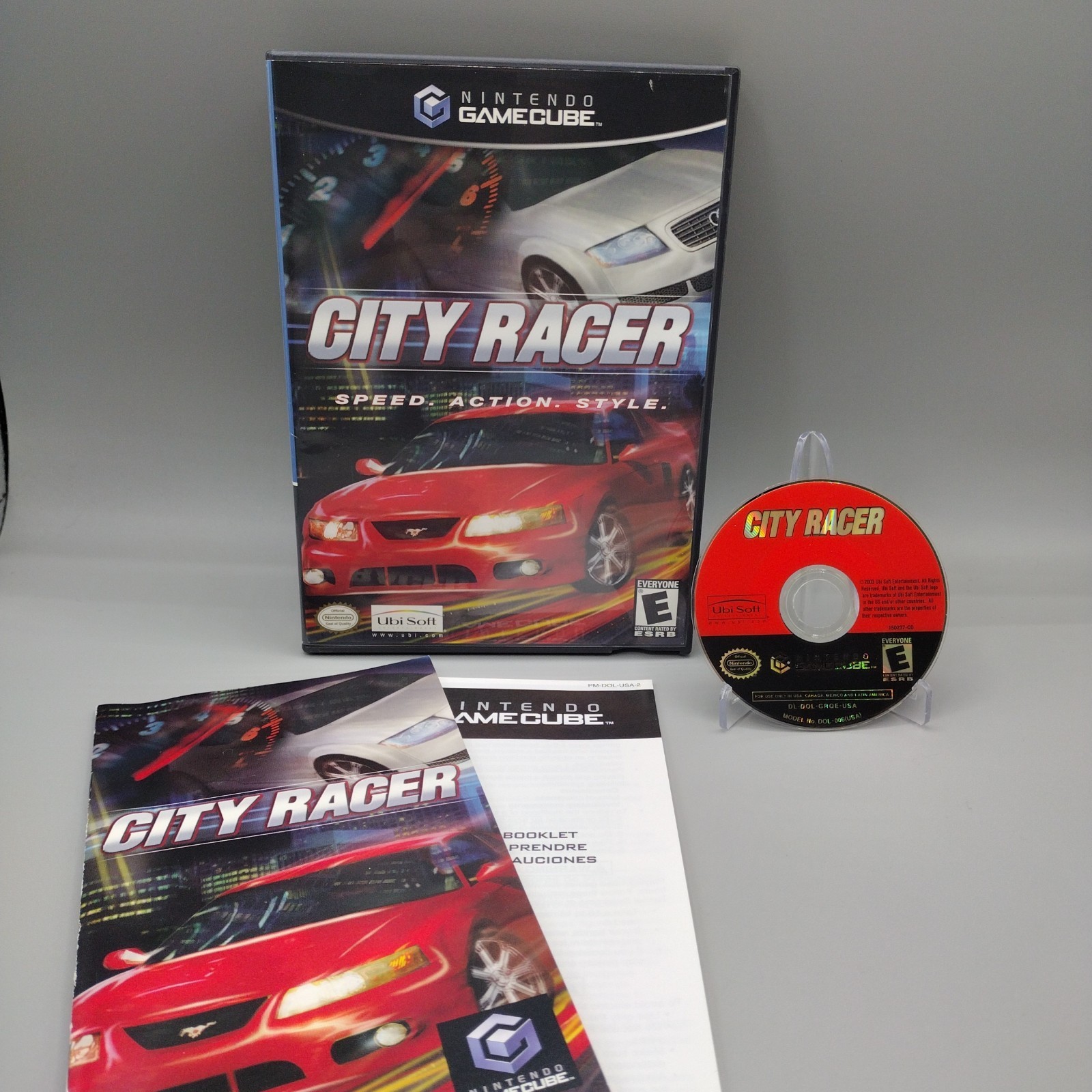 City Racer (Nintendo GameCube, 2003) Complete w/ Manual CIB Tested Working