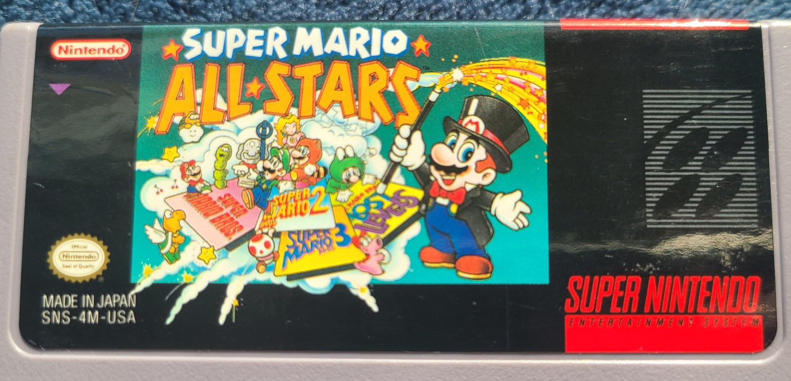 Super Mario All-Stars (Super Nintendo Entertainment System, 1993) Cart Only Auth