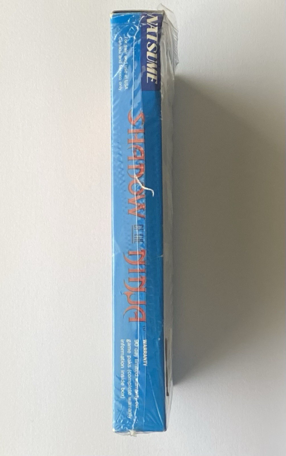 Nintendo Entertainment System -Shadow of the Ninja NES-Natsume 1990 -Semi-Sealed