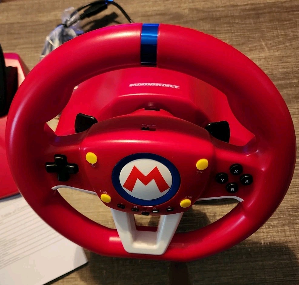 Hori NSW-204U Mario Kart Racing Wheel Pro Mini for Nintendo Switch