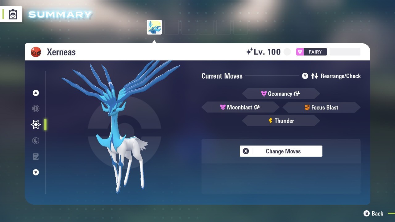 Shiny Xerneas Battle Ready Untouched Pokémon Sword Shield Legends ZA Home Mobile