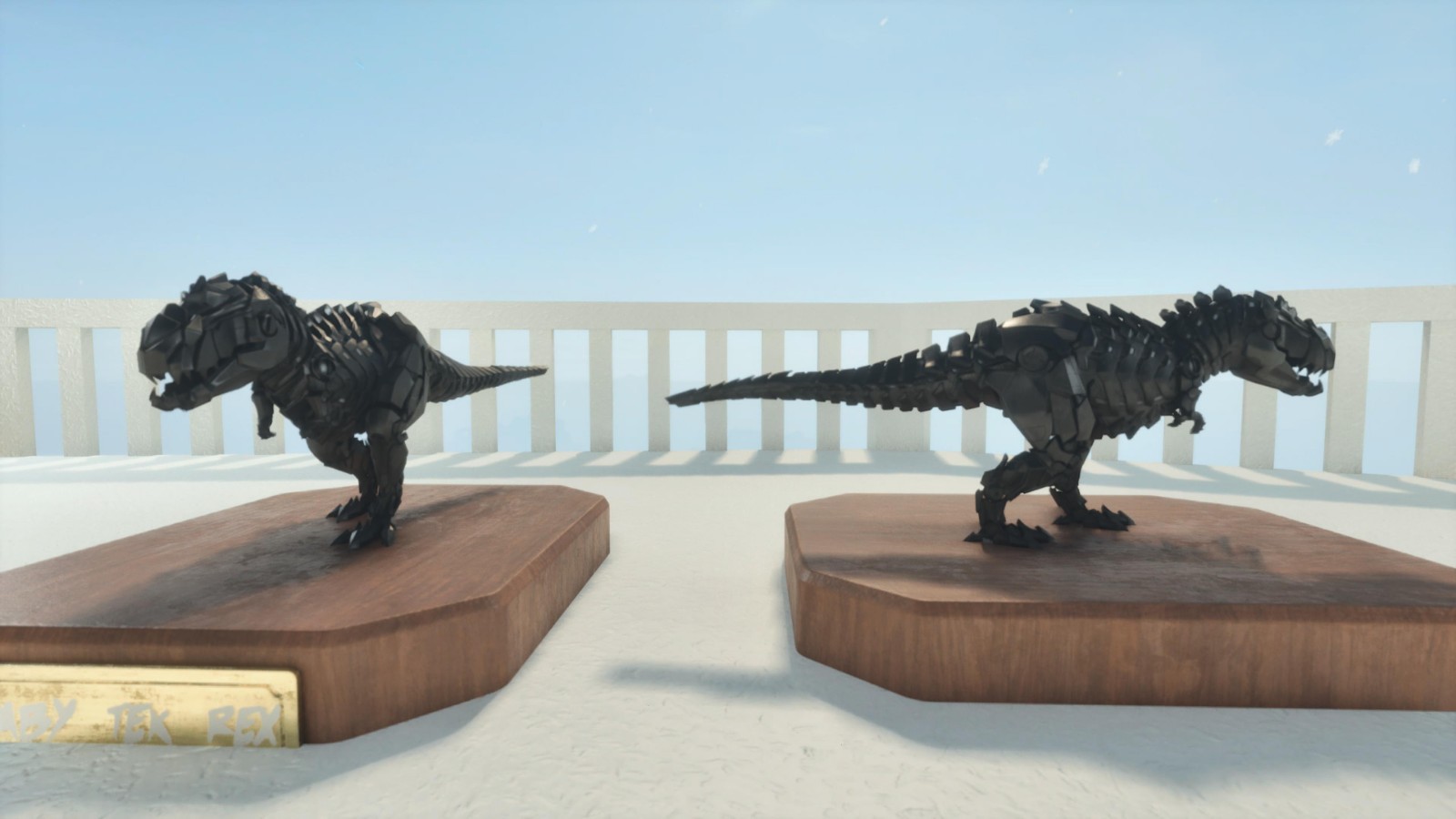 TOP TEK REX BLACK ID79 BABY PAIR ARK ASCENDED PVE. PC/XBOX/PS5.