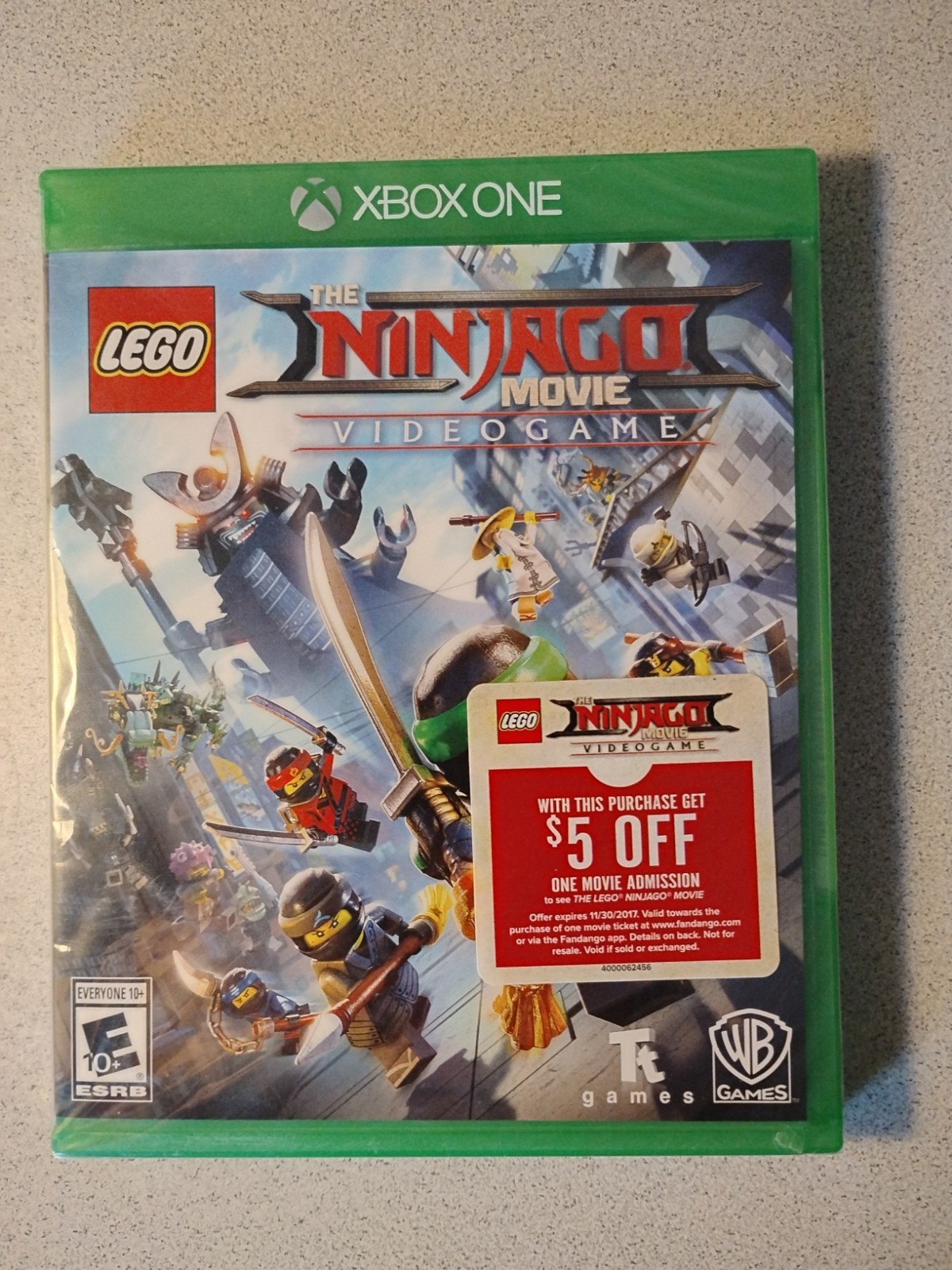 The LEGO Ninjago Movie Videogame, Xbox One, New Sealed!