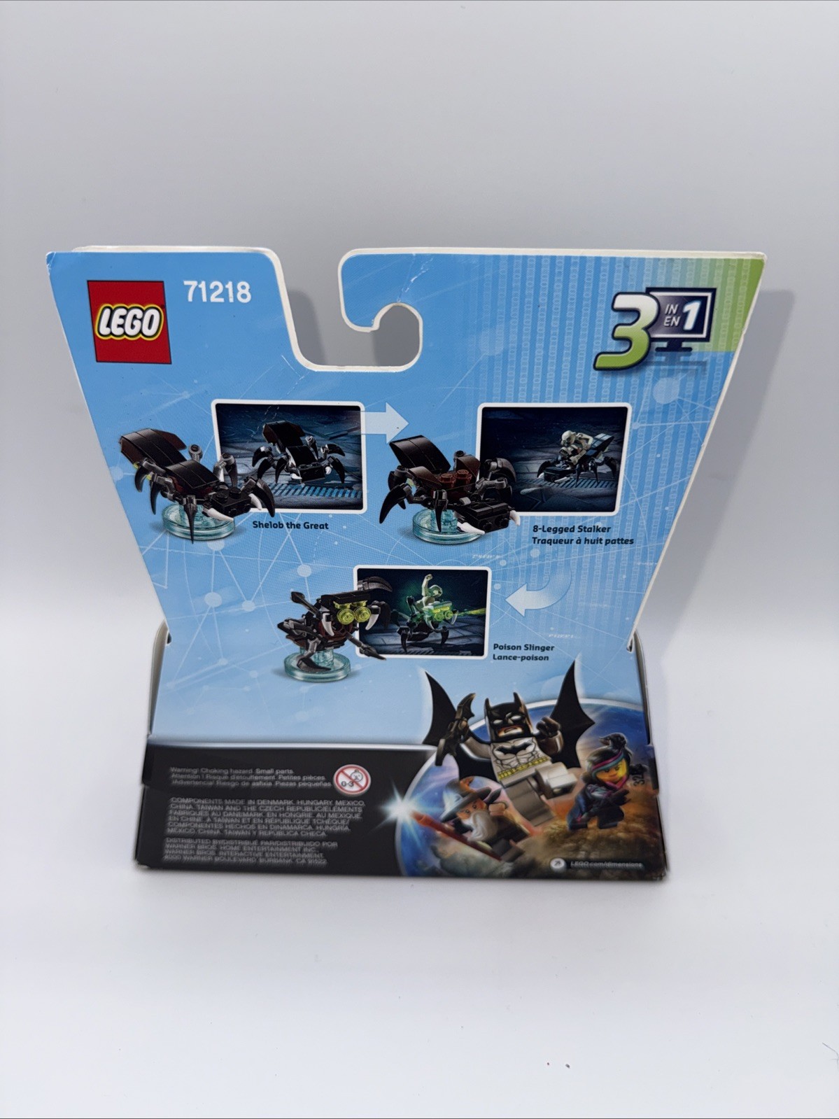 LEGO Dimensions Lord of the Rings: Gollum & Shelob the Great Fun Pack 71218