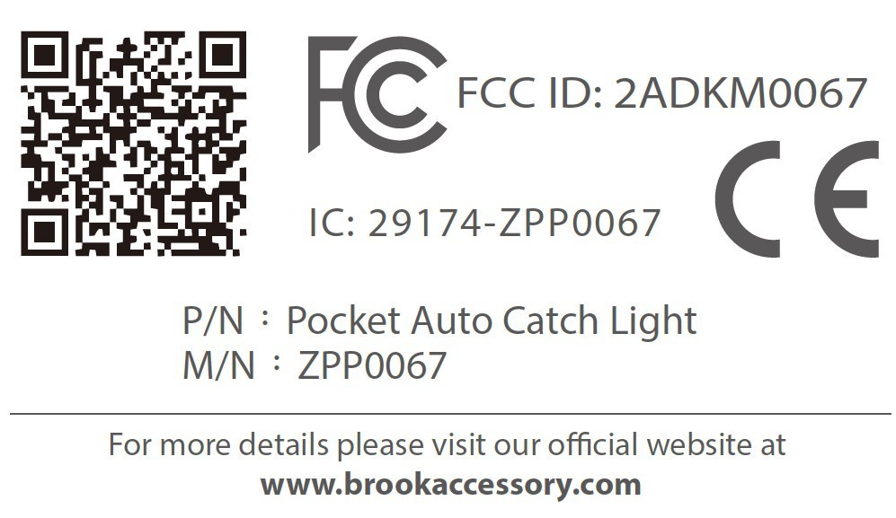Brook Portable Auto Catch Light – Dual Accounts, Smallest Pocket Monster Pendant