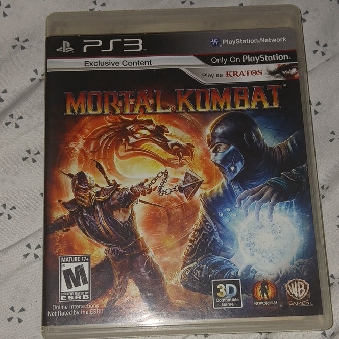 WB Games Mortal Kombat Sony PlayStation 3 PS3 2011 M NTSC-U/C Manual Case