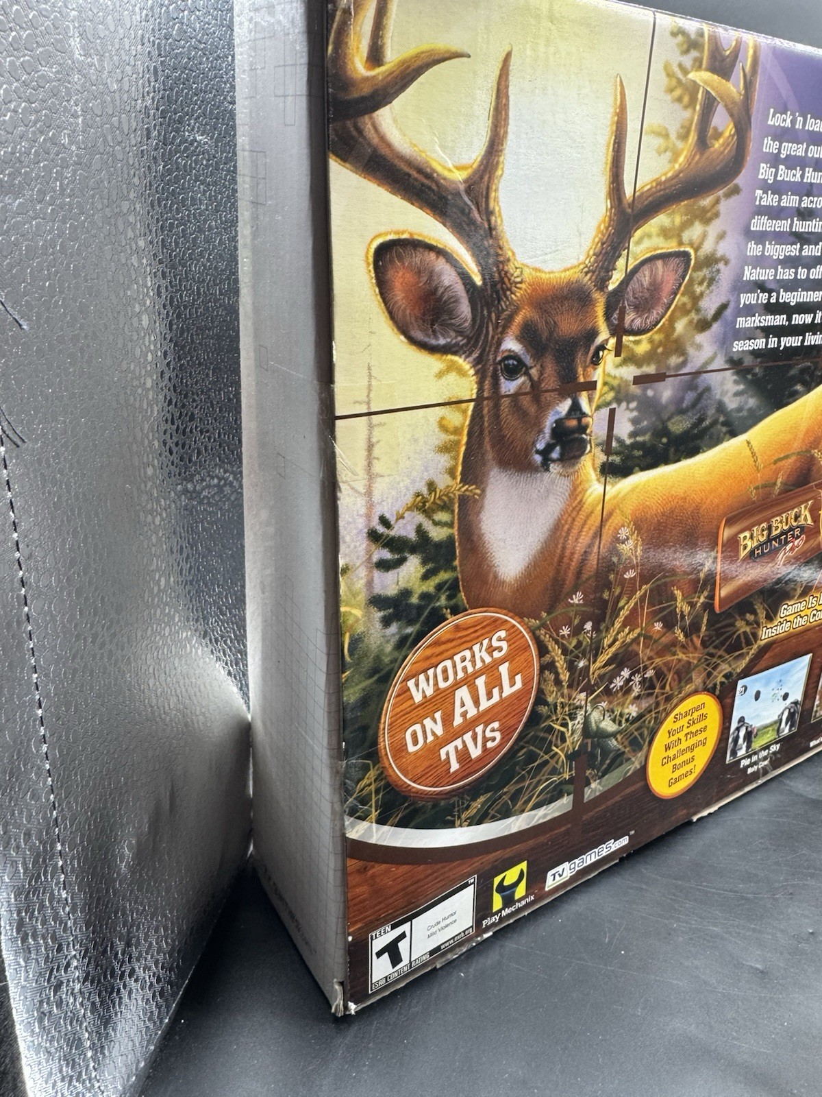 Big Buck Hunter Pro 2009 Jakks Pacific Plug & Play Arcade Game w Box, Manual VID