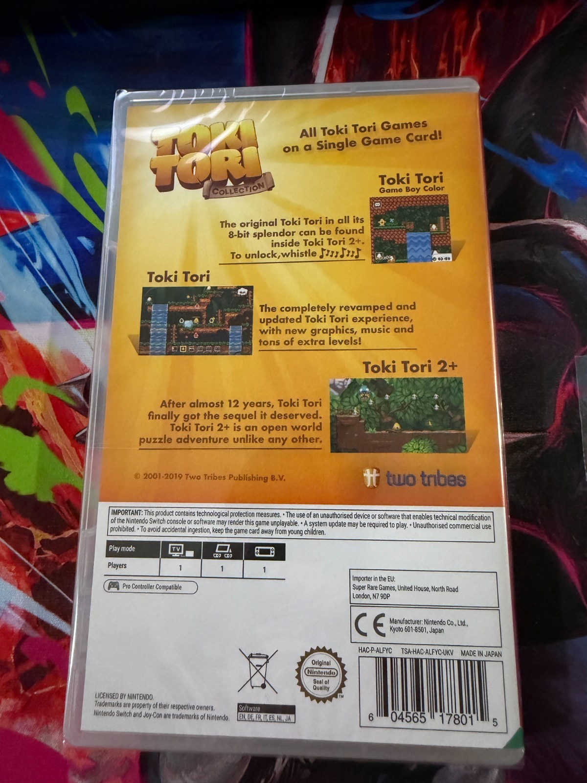 Toki Tori Nintendo Switch Super Rare Games #19 Brand New & Sealed