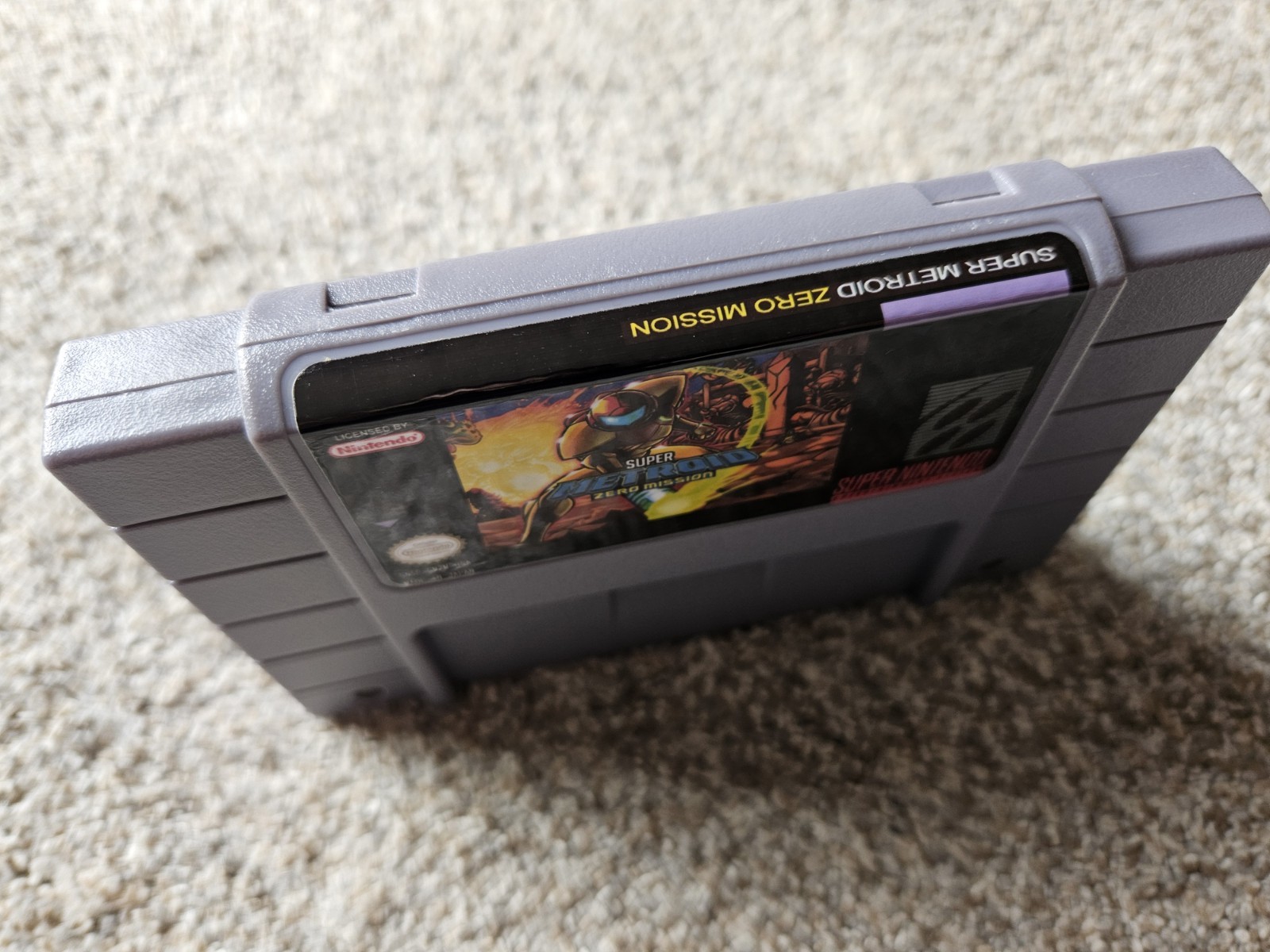 Super Metroid: Zero Mission SNES Super Nintendo Video Game Cartridge