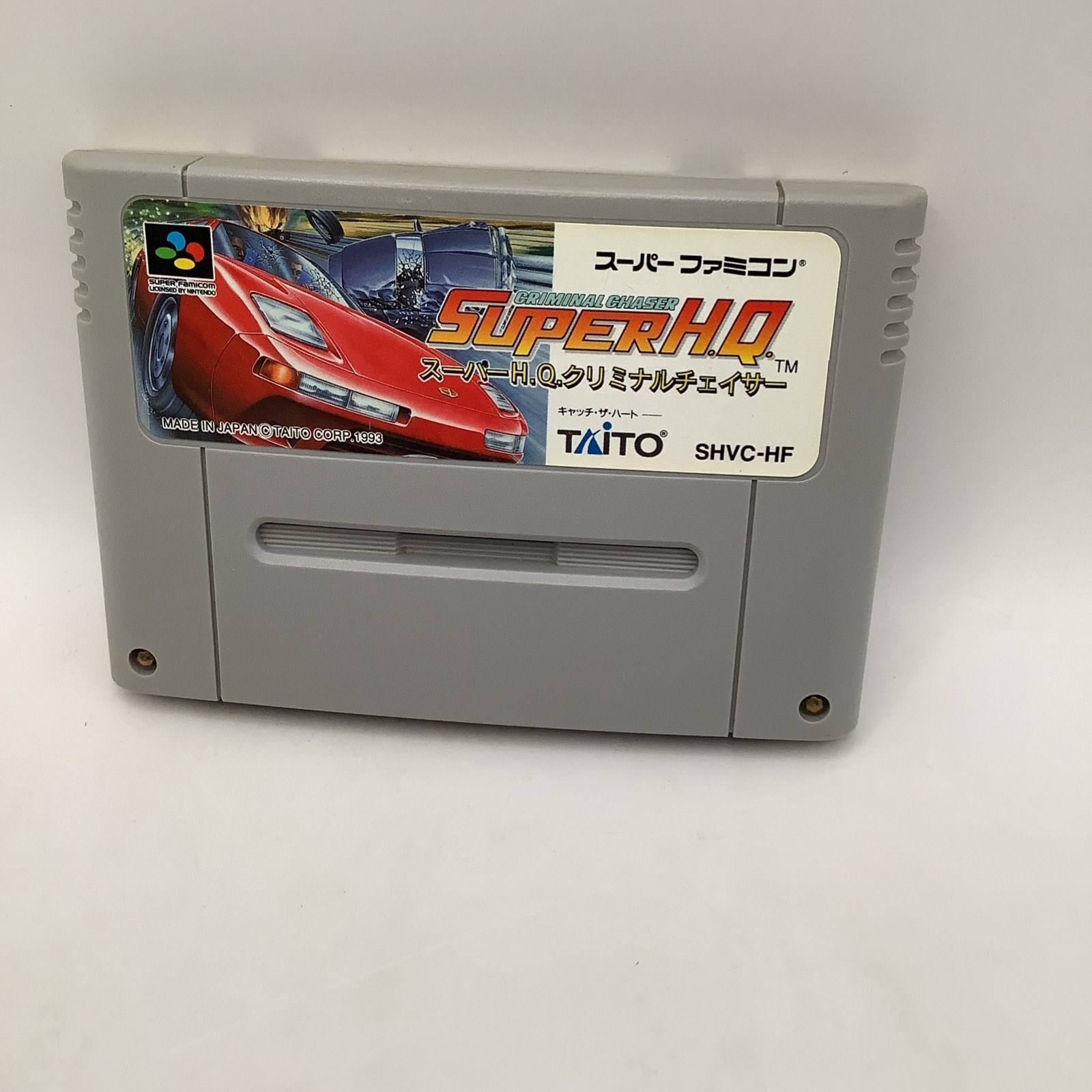 Super HQ Chase H.Q Criminal Chaser (Nintendo Super Famicom)