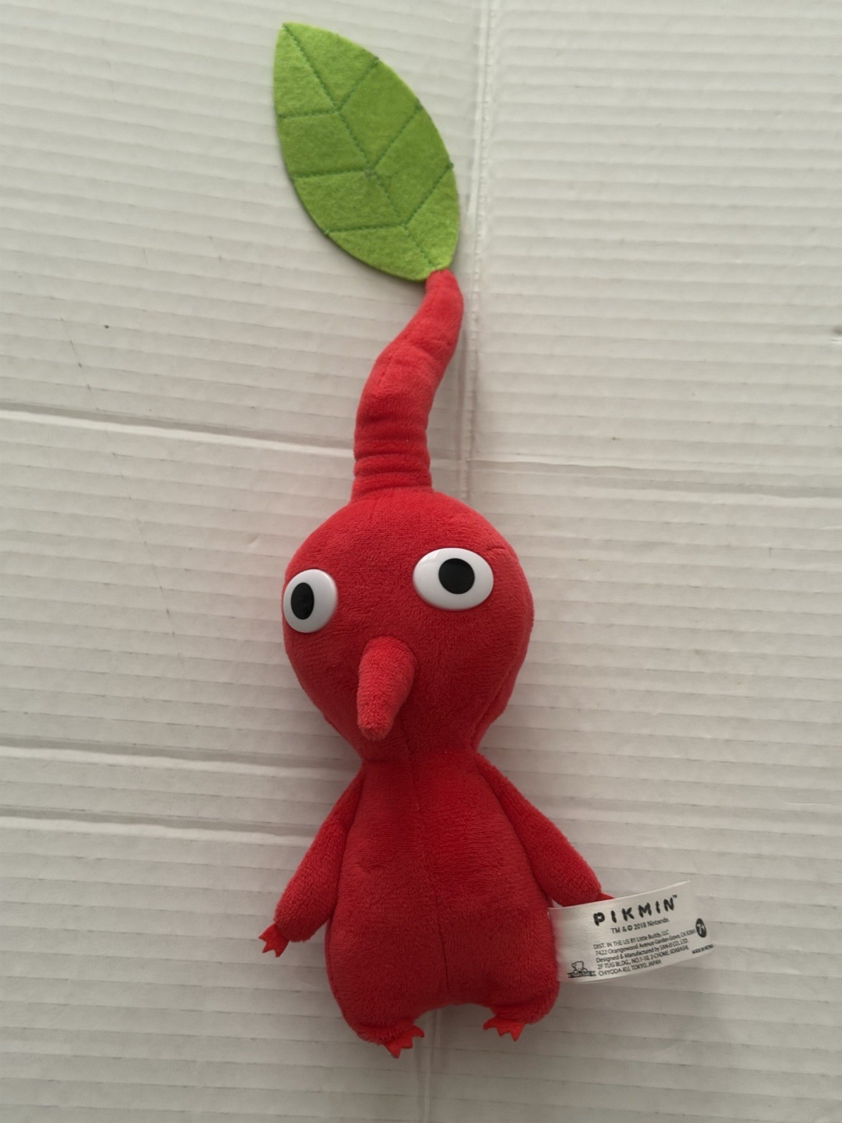 Sanei Pikmin Red Plush Stuffed Animal Japan Leaf Game Release Promo Toy 2018 7″
