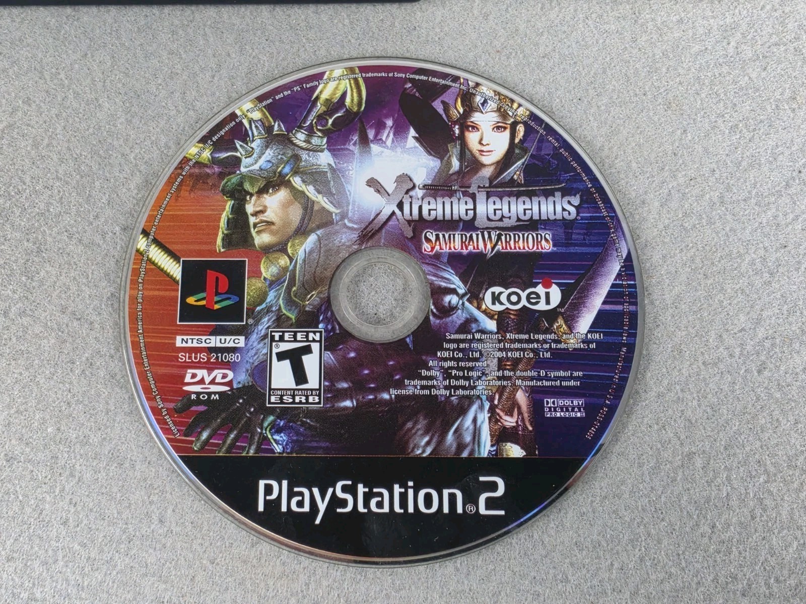 Samurai Warriors: Xtreme Legends (Sony PlayStation 2 PS2) w/ Manual