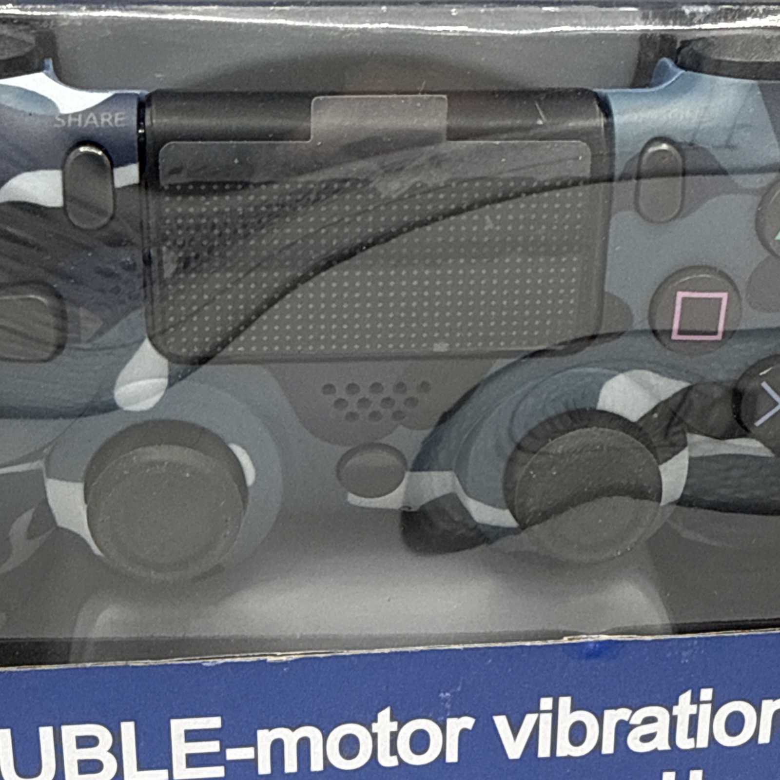Playstation 4 Double Motor Vibration 4 Wireless Controller Blue Comoflauge PS4