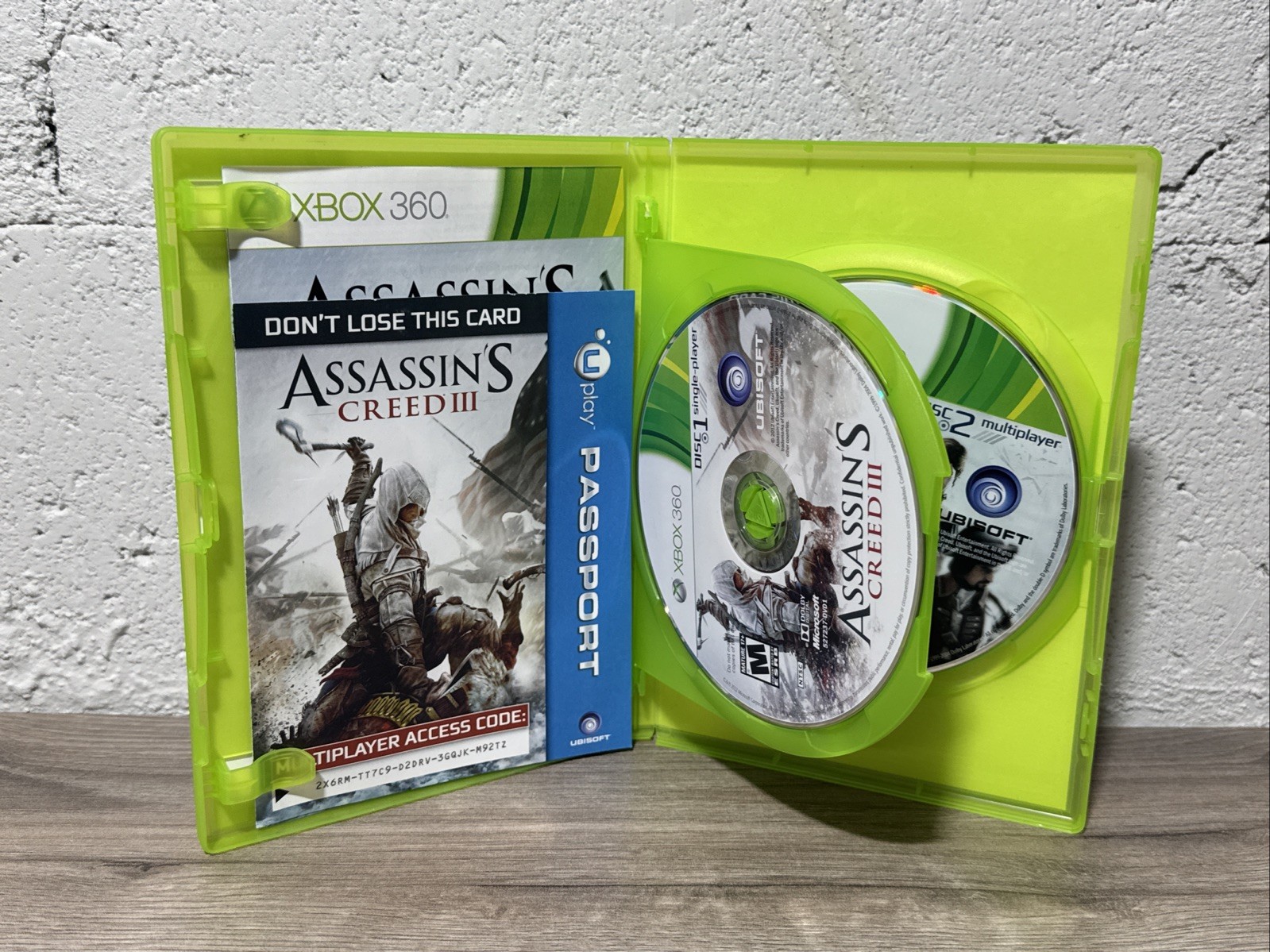 Assassin’s Creed III 3 (Microsoft Xbox 360, 2012) CIB
