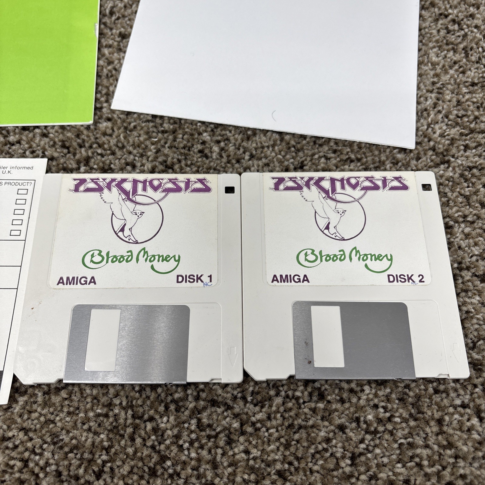 Blood Money – Psygnosis – (CIB) – Commodore AMIGA Big Box PC Gaming Untested
