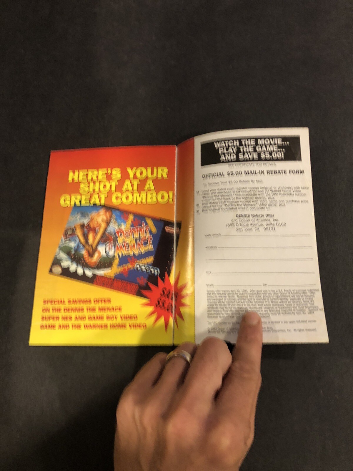 dennis the menace snes manual
