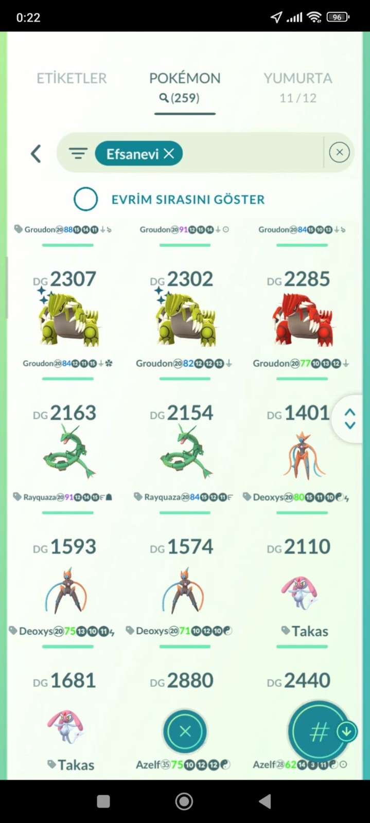 Pokémon Go Acc level 72 lvl – Hundo Shaymin 100iv – iv100 10 Legend