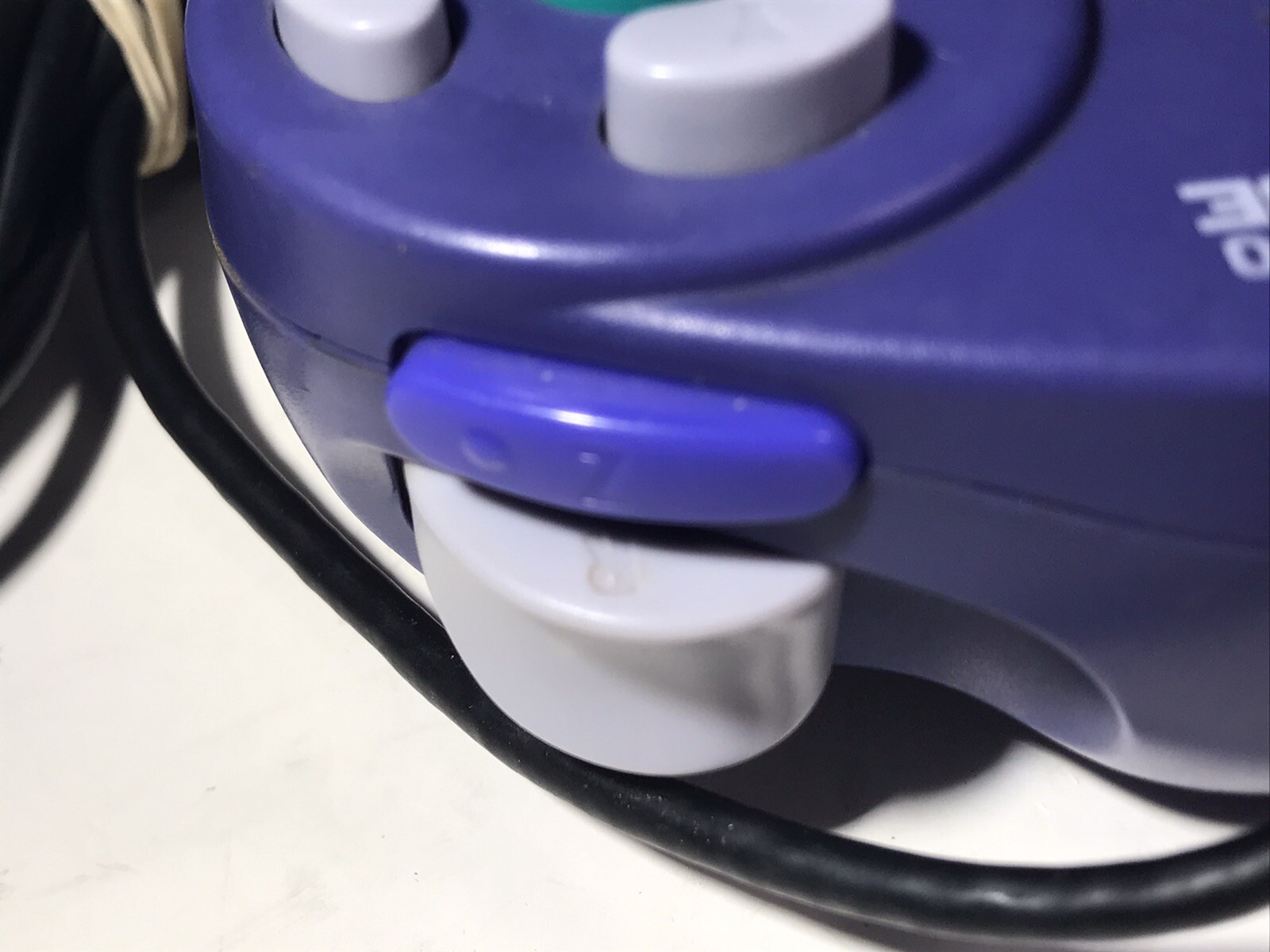 Official Nintendo GameCube Purple Indigo Controller DOL-003 OEM tested working