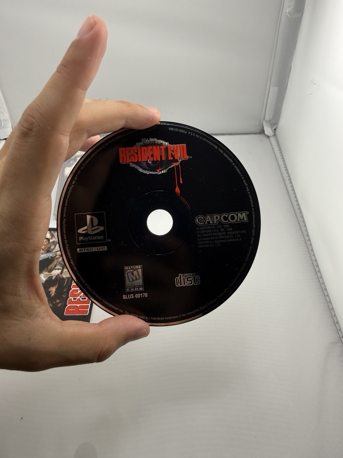 Resident Evil (Sony PlayStation 1, 1996) Black Label CIB W/ Reg Card Variant
