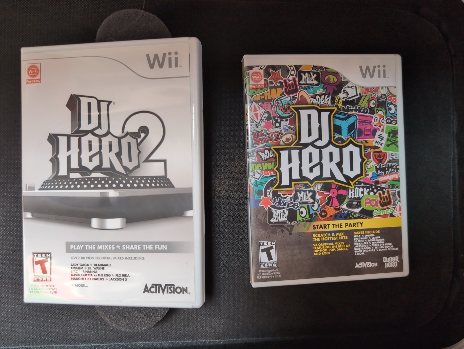 DJ HERO RENEGADE EDITION NINTENDO WII PAL EMINEM JAY-Z – Untested – Complete