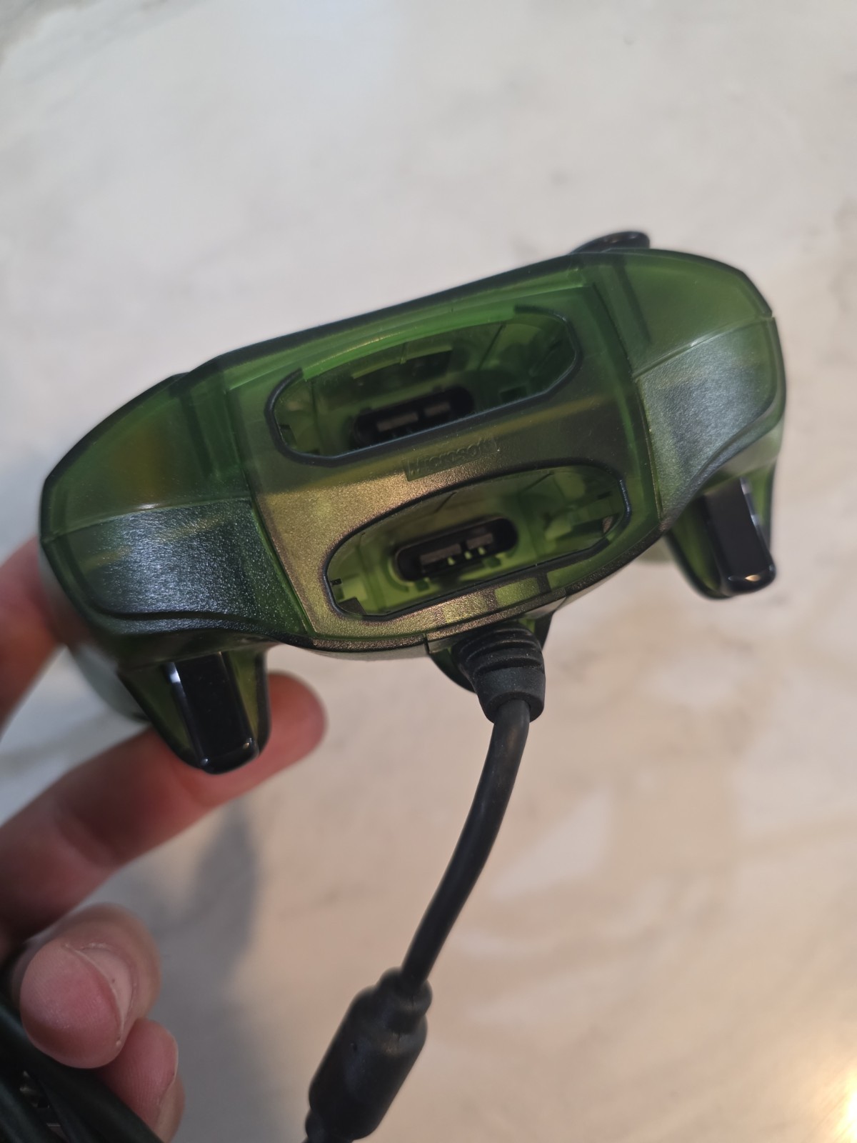 Microsoft Halo Limited Edition Translucent Green Wired Xbox Controller 9ft