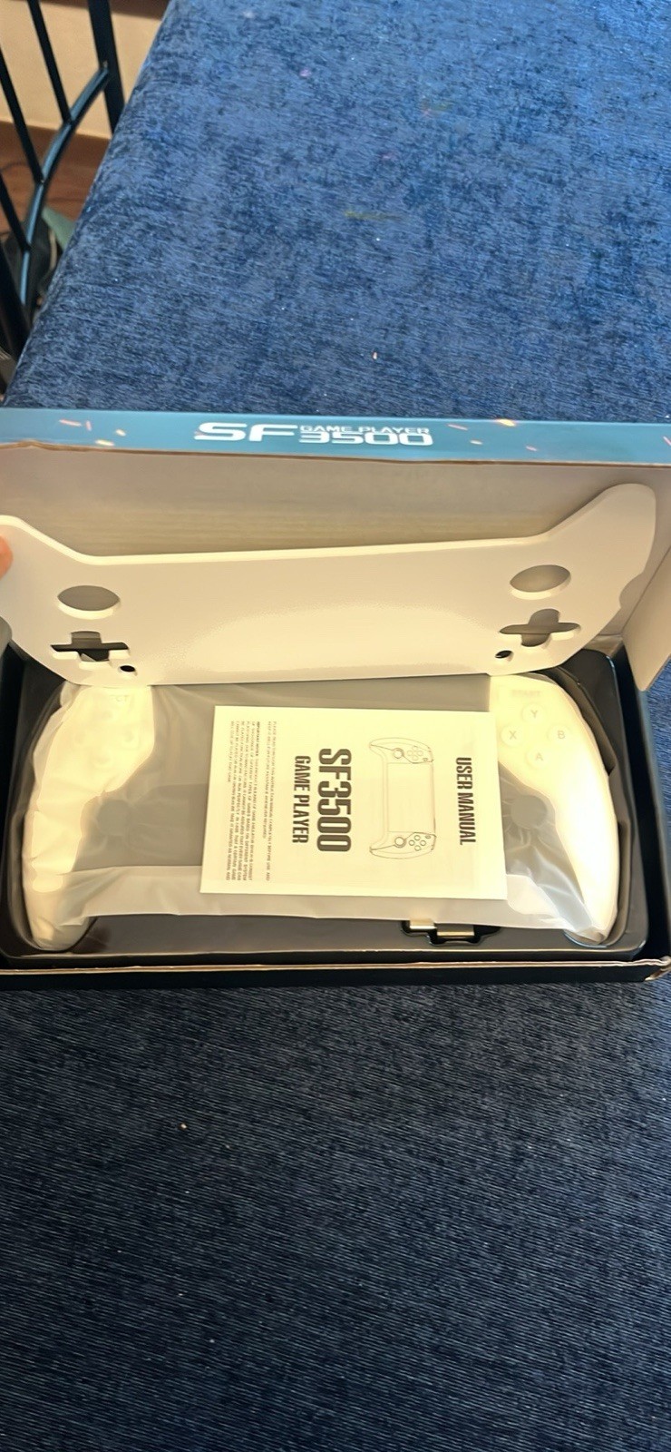 SF3500 White Game Controller w/ Built-In Screen, USB Connectivity, 1m Cable