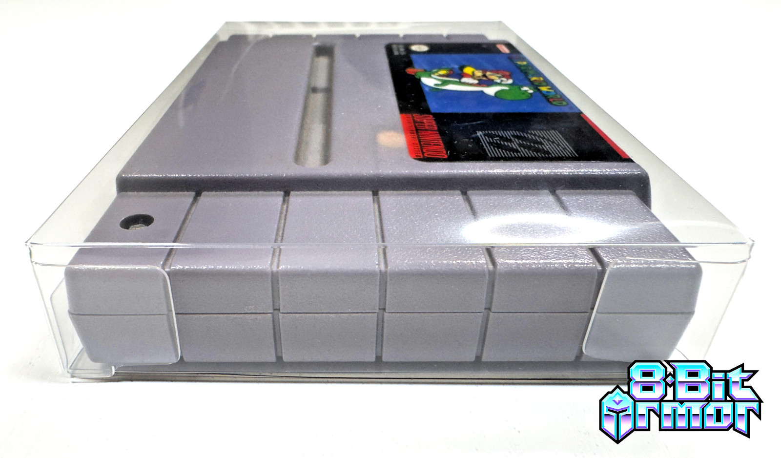 10 Cartridge Protectors for Super Nintendo SNES Cart Game Clear Display Case