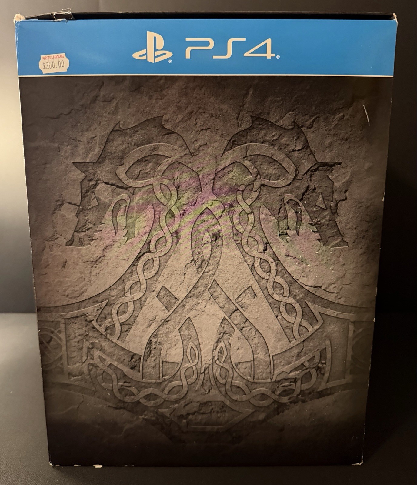Sony PlayStation 4 God of War Collectors Edition PS4 Complete With Statue