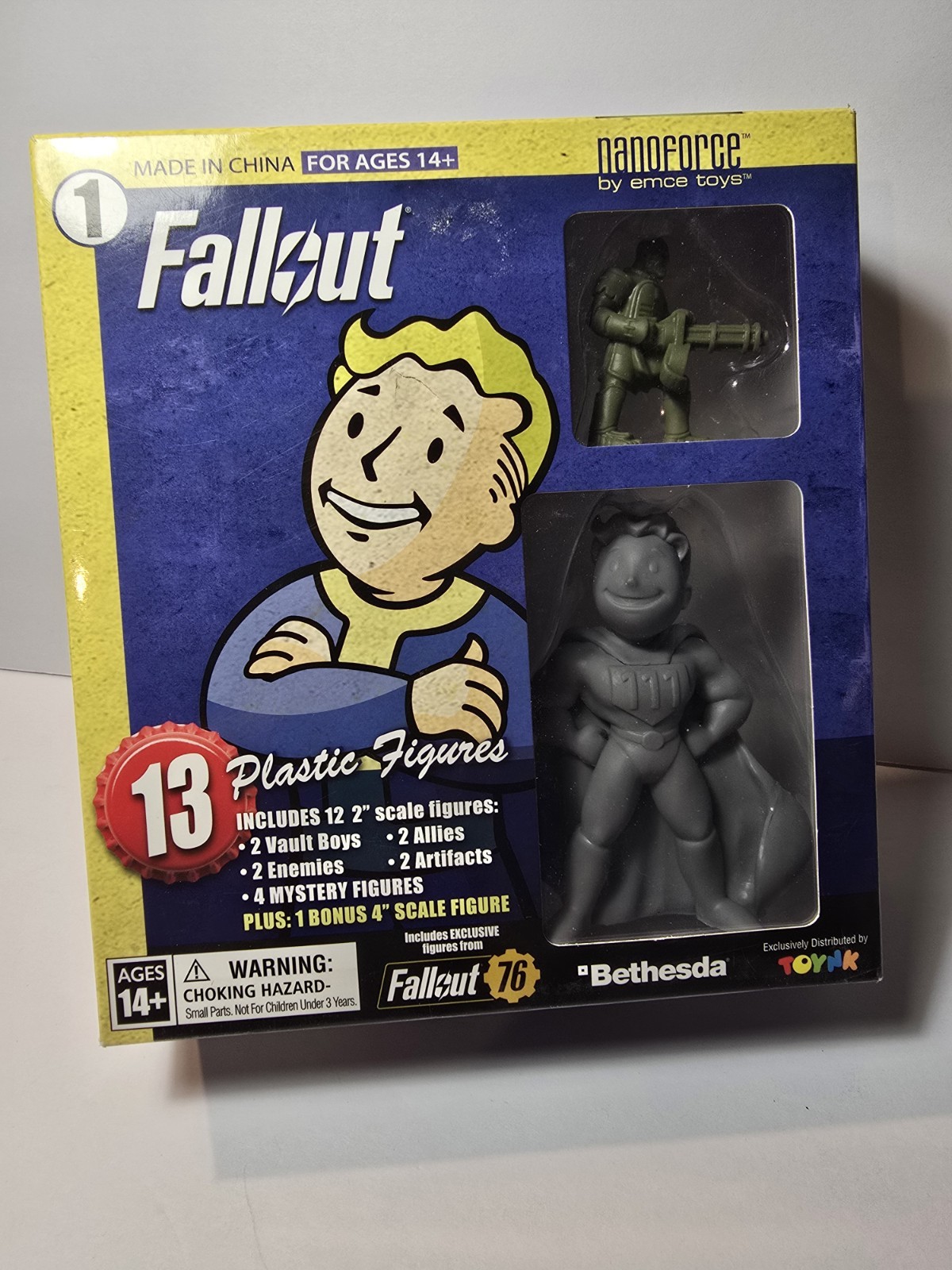 Fallout 76 #1 Nanoforce 13x Plastic Figures Bethesda Toynk