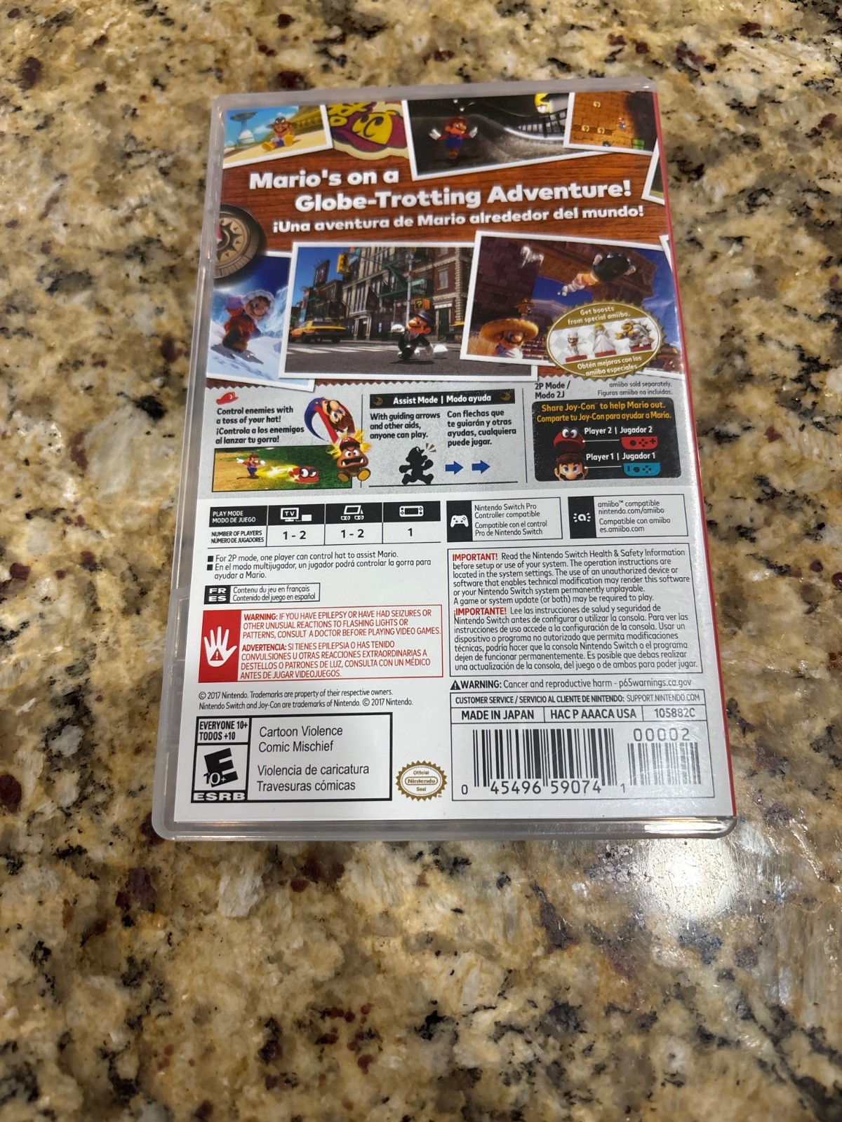 Super Mario Odyssey – Nintendo Switch- brand new with cover and new disk