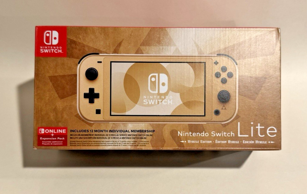Nintendo Switch Lite 32 GB Legend of Zelda Hyrule Edition Video Game Console USA