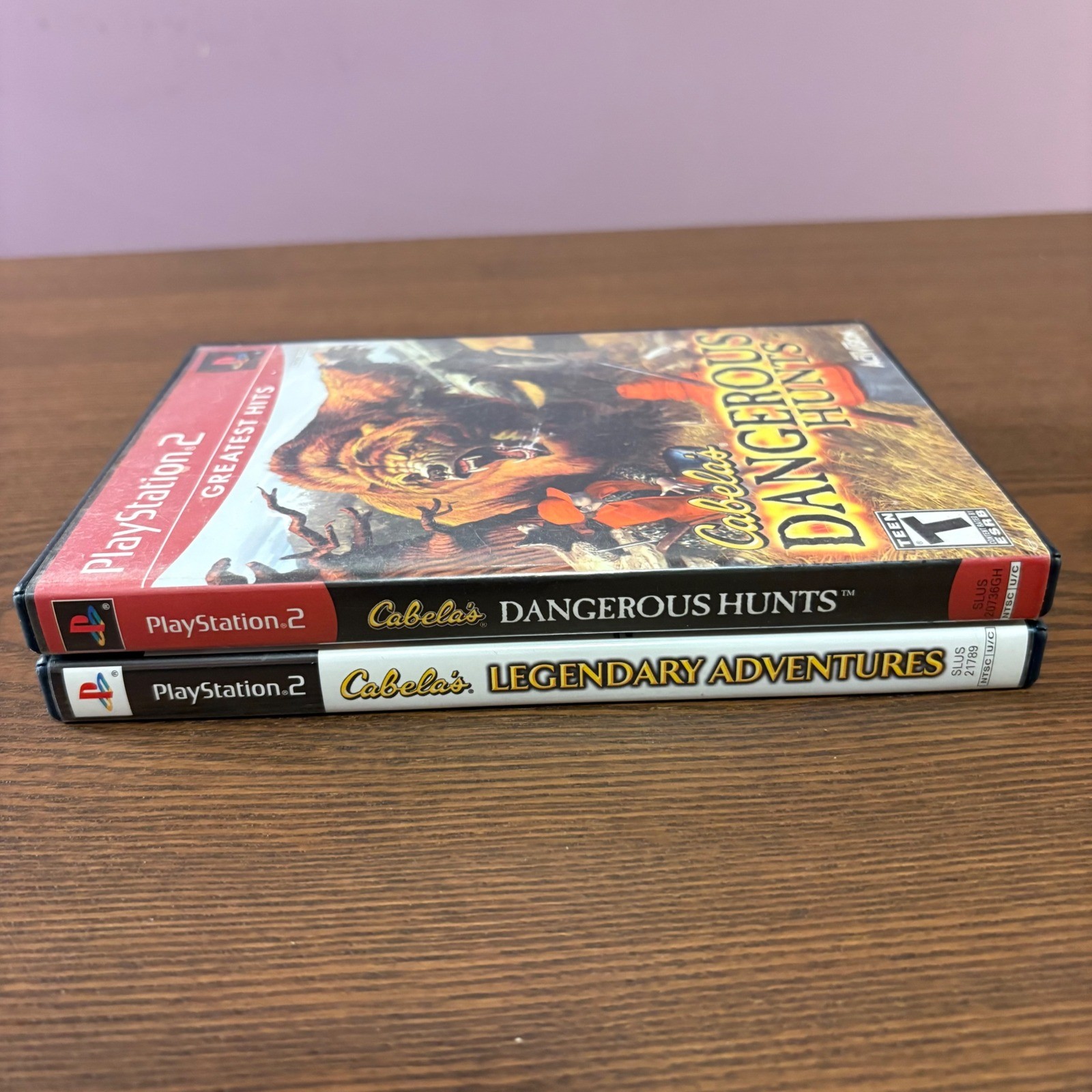 Cabela’s Hunting Games PlayStation 2 PS2 Bundle N/A Multicolor Good 2-Game Lot