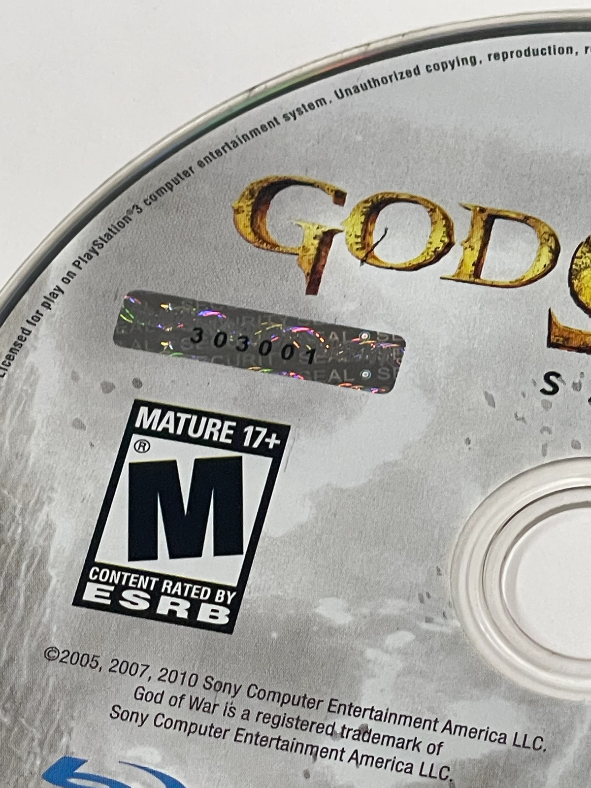 Ps3 – God of War Saga Collection God of War 1. 2 & 3 PlayStation 3 W/ Case #2946
