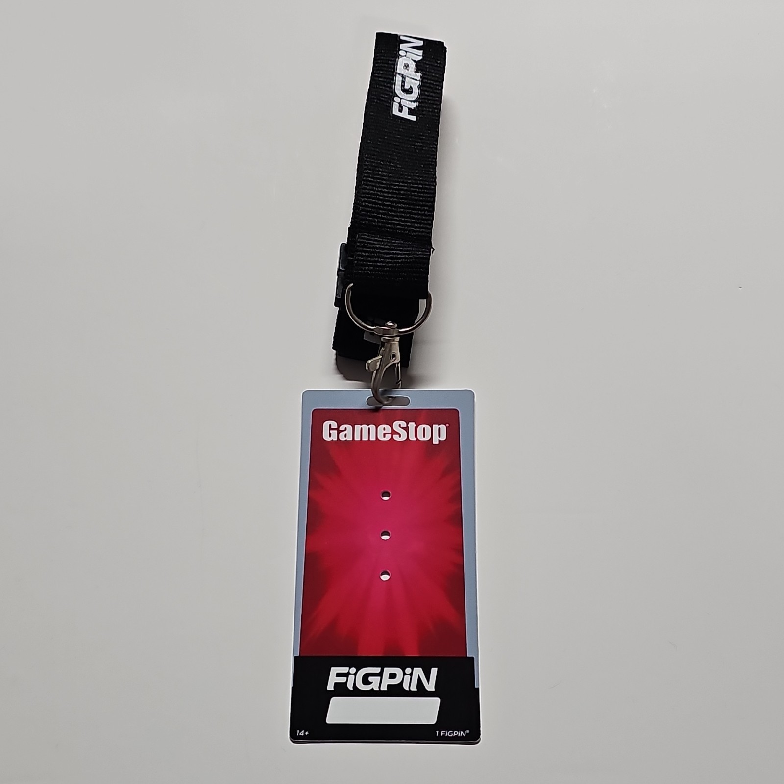 GameStop FiGPiN Lanyard Badge Employee Edition for Gamestop Logo Rare