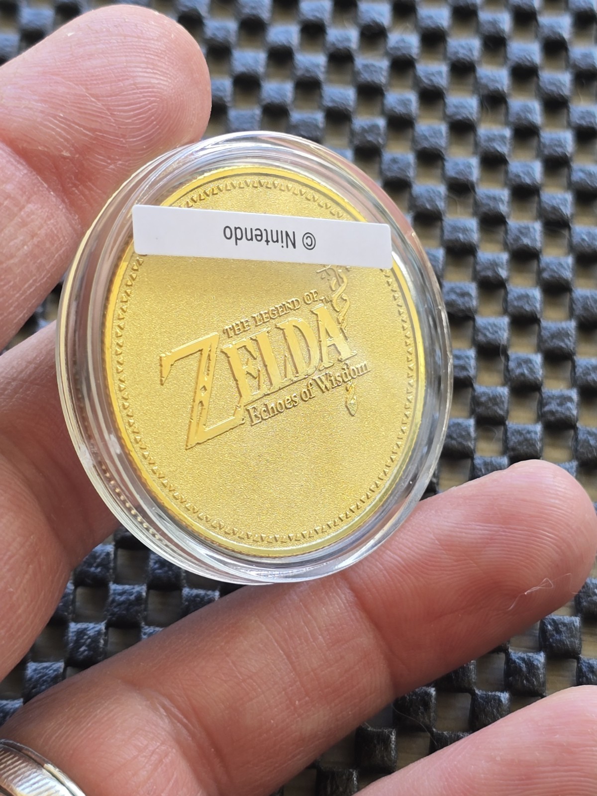 Legend of Zelda Echoes of Wisdom Preorder Bonus Coin Medal Rare Promo SWITCH NES