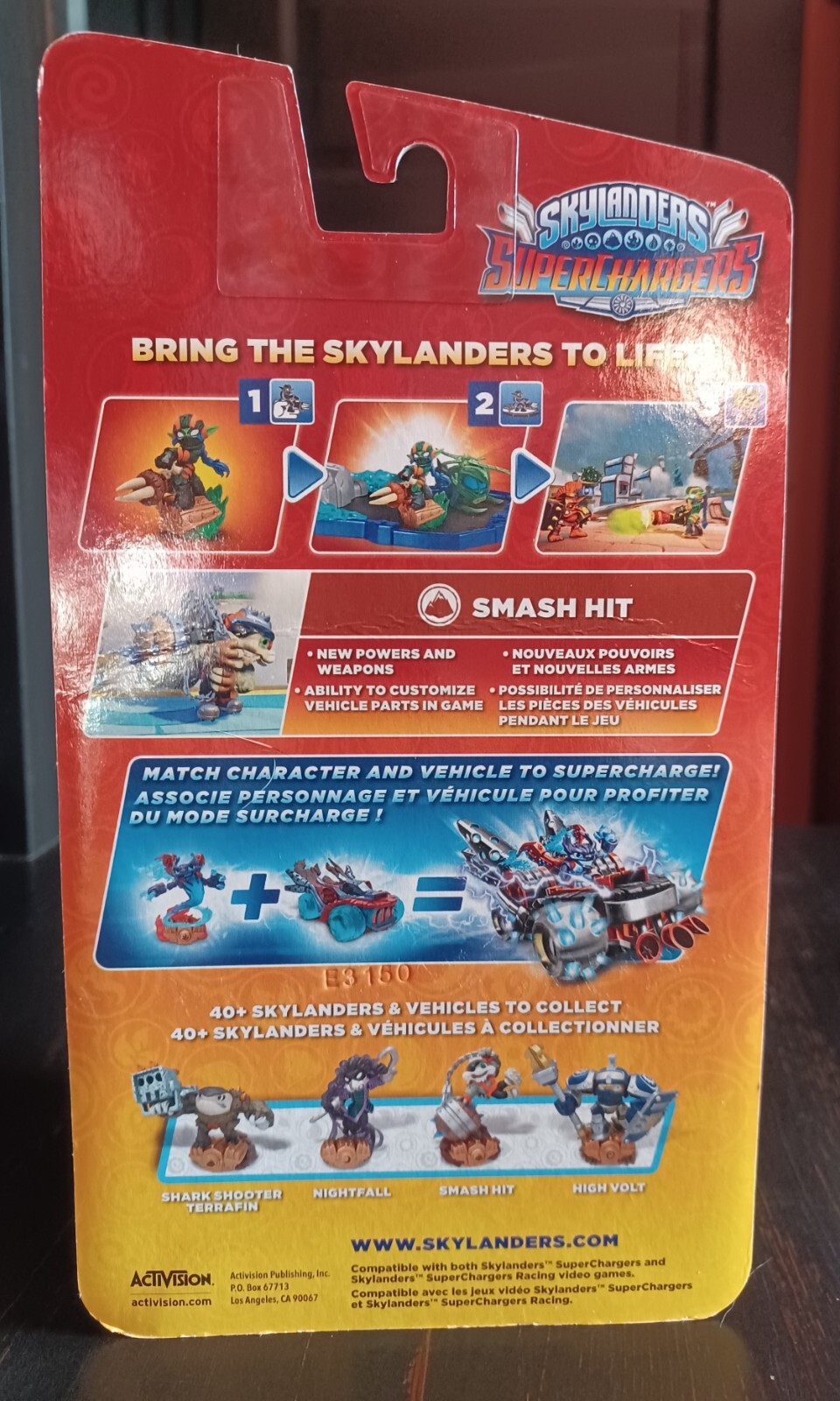 Smash Hit Skylanders Superchargers Character Figure *SEALED* *BRAND NEW*
