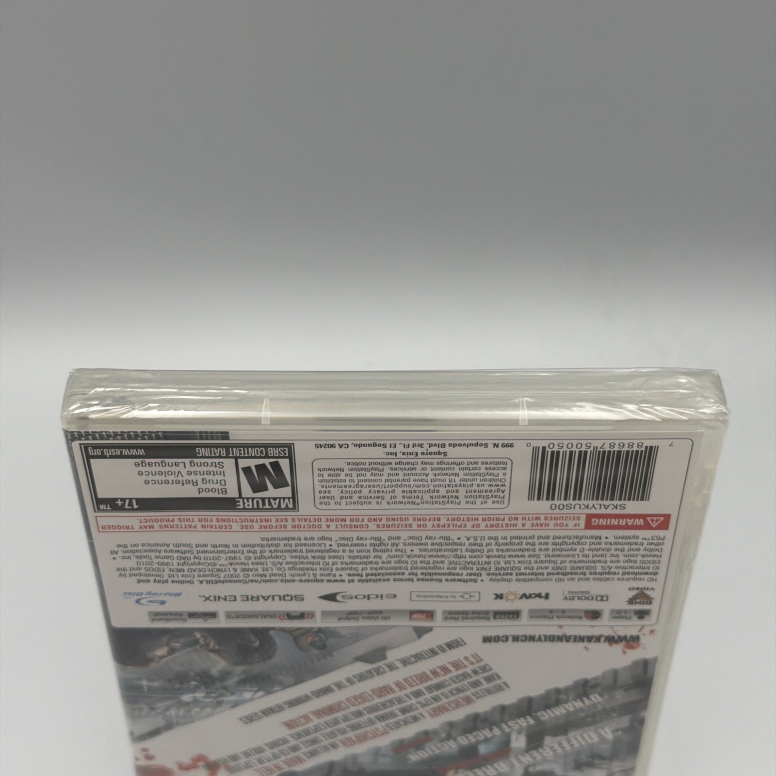 Kane & Lynch: Dead Men (Sony PlayStation 3, 2007) Brand New & Sealed 🔥