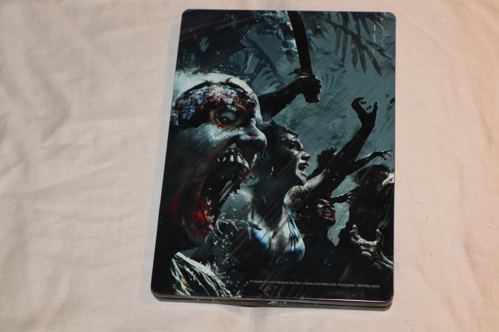 Dead Island: Riptide (Microsoft Xbox 360, 2013) STEELBOOK CASE AND MANUAL