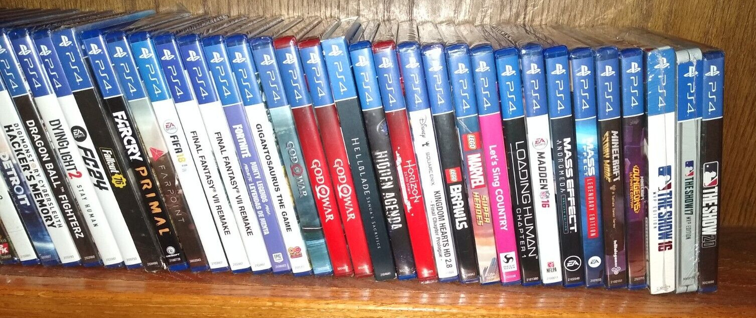 PlayStation 4 Games – PS4 Most are Sealed