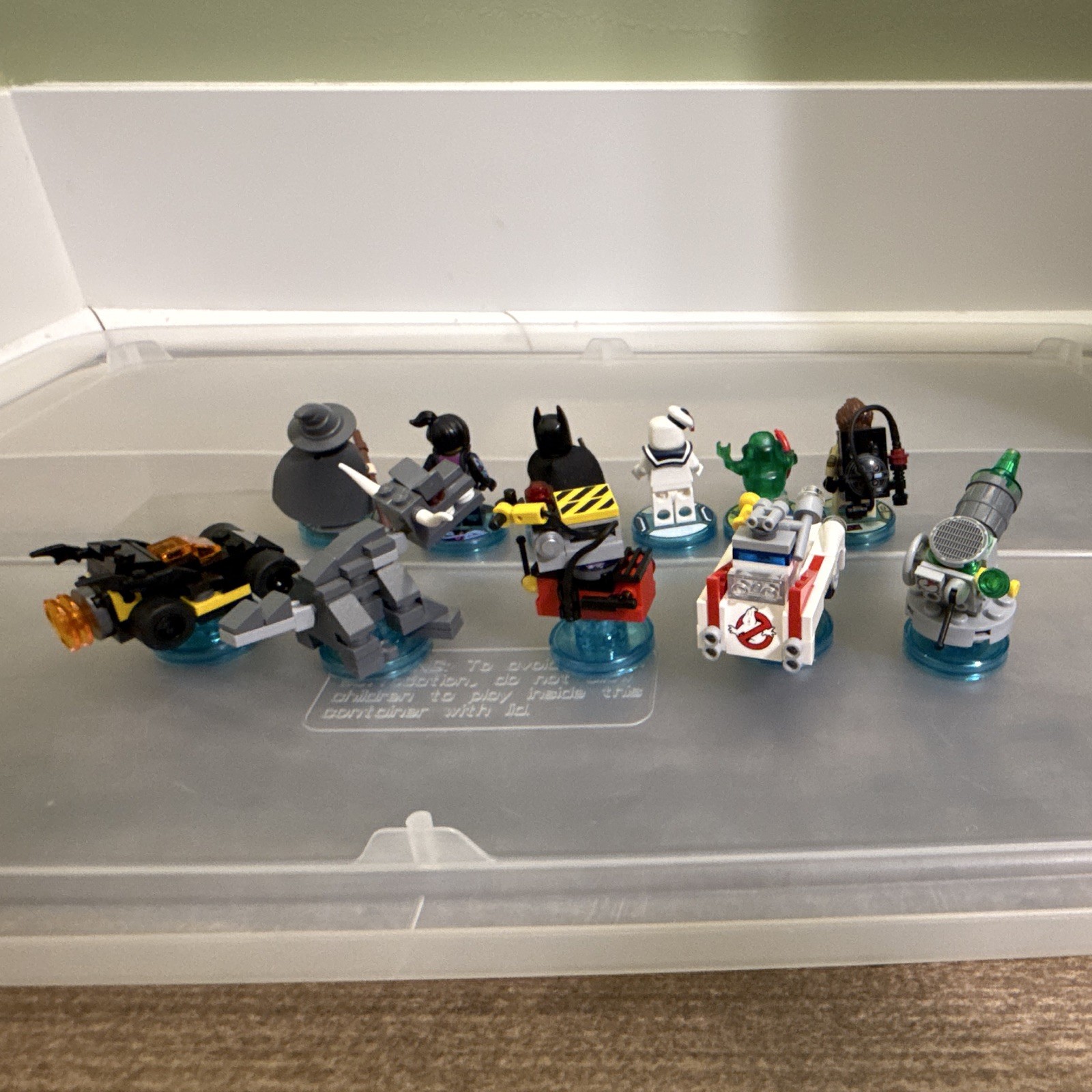 LEGO Dimensions Character Figure Lot Slimer, Venkman, Stay Puft and More